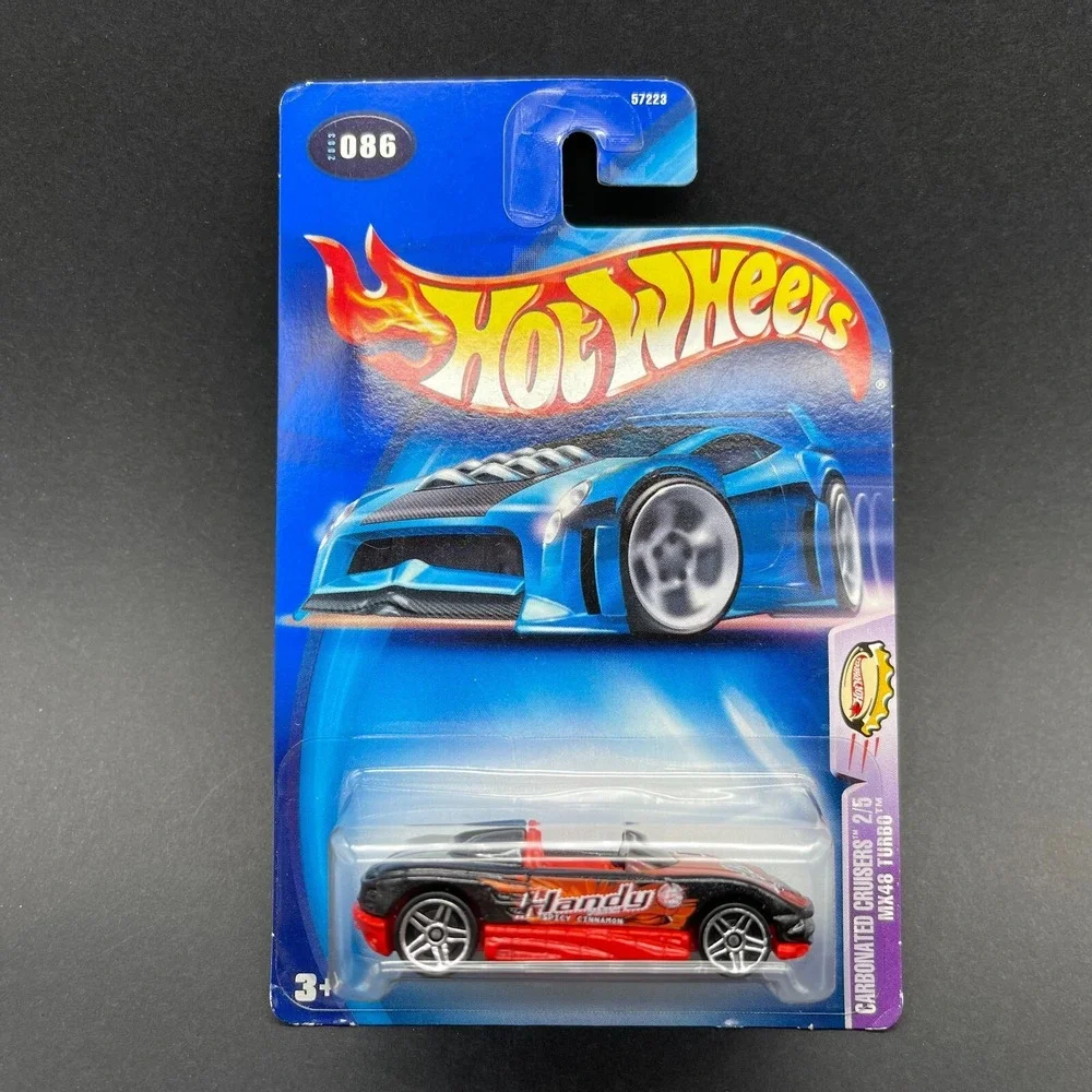 Hot Wheels Carbonated Cruisers MX48 Turbo Car Red Handy Diecast 1/64 Scale #086